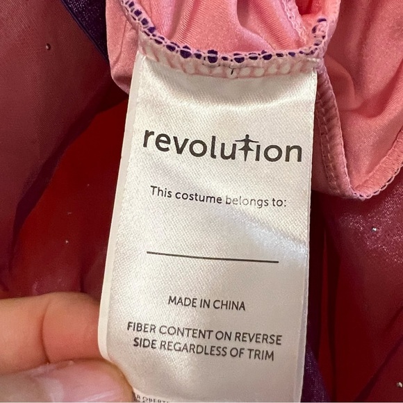 Revolution Girl’s Dance Costume Recital Dress Tulle Pink Purple Large Child - Picture 9 of 14